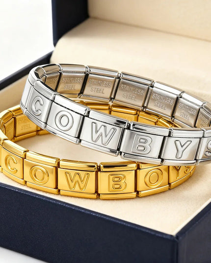 Dallas Cowboys Italian Charm Bracelet – DIY Custom Gift for Fans