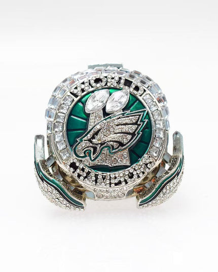 Personalized Philadelphia Eagles Super Bowl Ring - Customize with Your Name or Number - Ideal Gift for Sports Fans