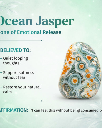 Quiet My Mind – Ocean Jasper Bracelet | 6mm