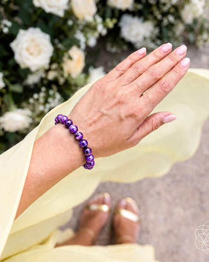 Unshakeable Intuition - Rare Siberian Charoite Bracelet