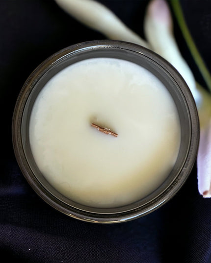 Shared Trauma Candles - Purity Culture - 13 Oz Crackling Wood Wick - Lavender & Smoked Vanilla