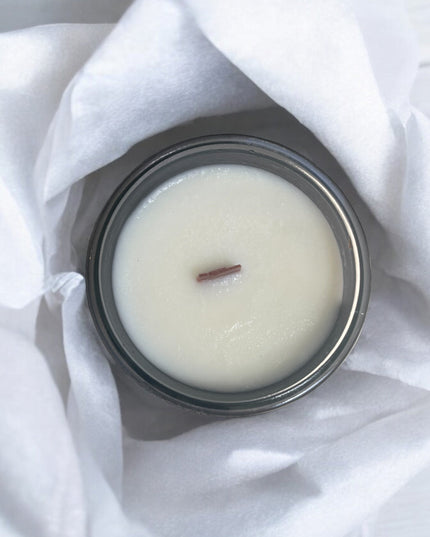 Shared Trauma Candles - Capitalism - 13 Oz Crackling Wood Wick - Tulips & Gardenia