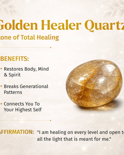 The Master Reset – Golden Healer Quartz Bracelet