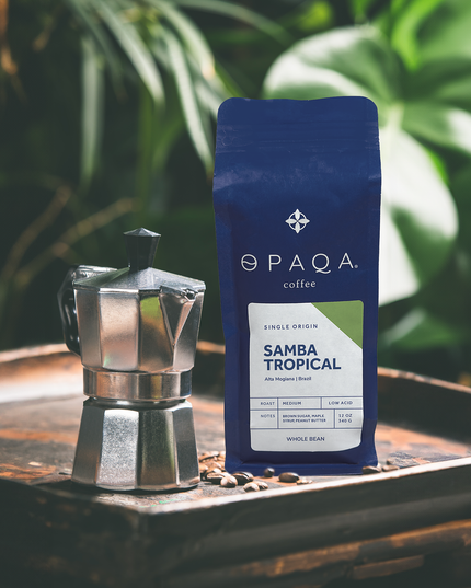 Specialty Brazilian Single Origin Coffee, Opaqa Samba Tropical