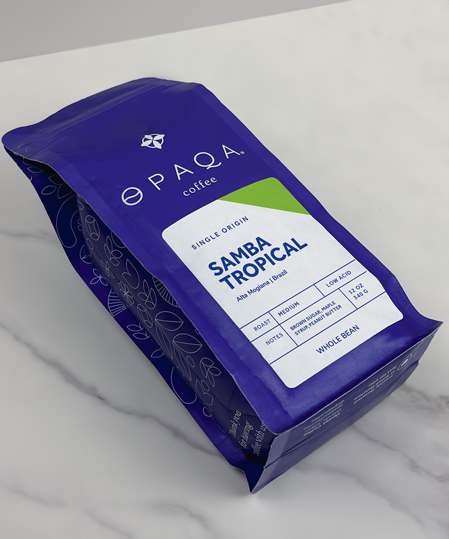 Specialty Brazilian Single Origin Coffee, Opaqa Samba Tropical