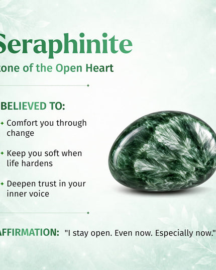 The Angel by My Side – Rare Seraphinite Pendant
