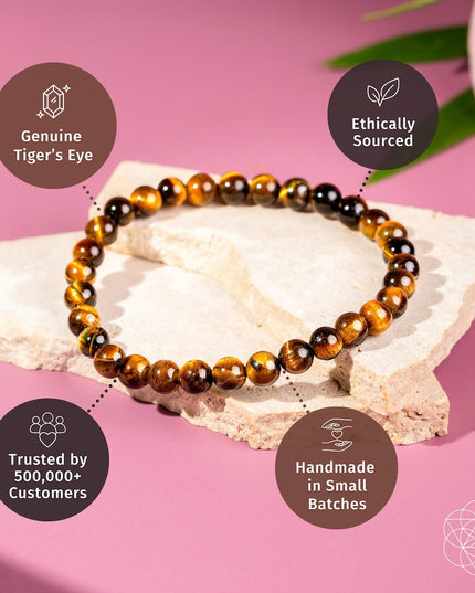 Built to Win – Tiger’s Eye Bracelet | 6mm