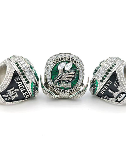 Philadelphia Eagles Super Bowl LIX Rings #1 Hurts MVP Edition with Wings Pop Out