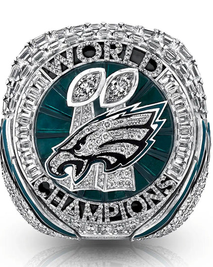 Personalized Philadelphia Eagles Super Bowl Ring - Customize with Your Name or Number - Ideal Gift for Sports Fans