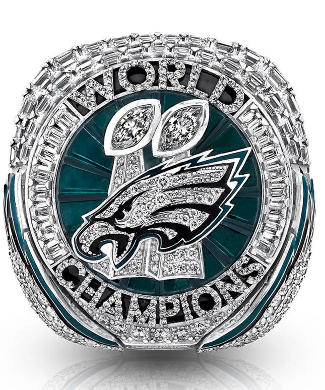Personalized Philadelphia Eagles Super Bowl Ring - Customize with Your Name or Number - Ideal Gift for Sports Fans