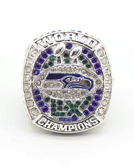 New 2025 Seahawks Championship Ring – Super Bowl 60 Fan Replica Ring