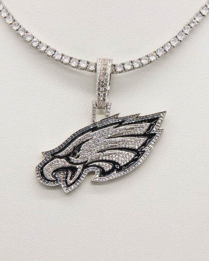 Philadelphia Eagles Zircon Pendant Necklace – Perfect Fan Gift for Game Day & Holidays