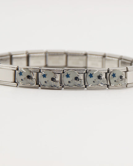 Dallas Cowboys Italian Charm Bracelet – DIY Custom Gift for Fans