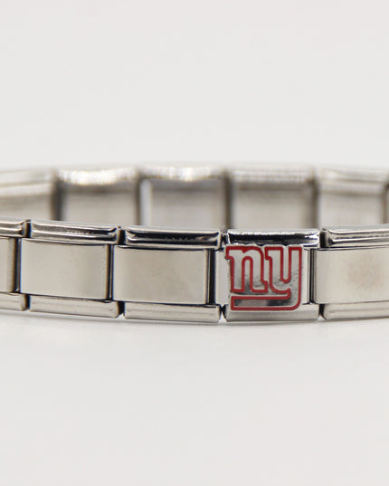 Football Team Logo Italian Charm Bracelet – Custom Gifts for Fans