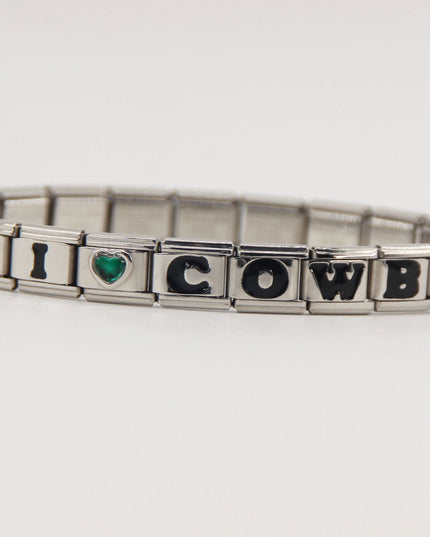Dallas Cowboys Italian Charm Bracelet – DIY Custom Gift for Fans