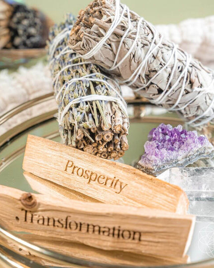 Attract Abundance - Premium Manifestation Smudge Kit (8 Pieces)