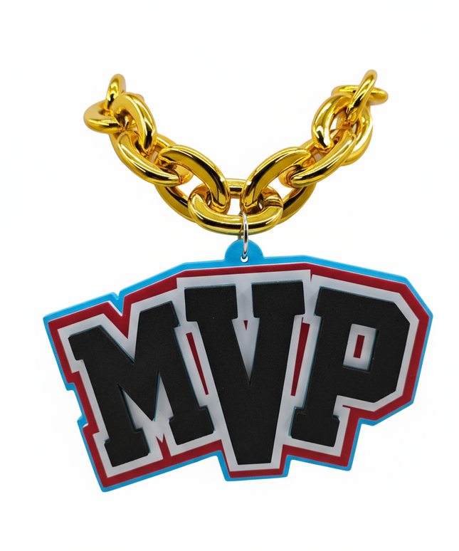 MVP & Champion EVA Fan Support Necklace – 30 Inch Game Day Sports Fan Gift