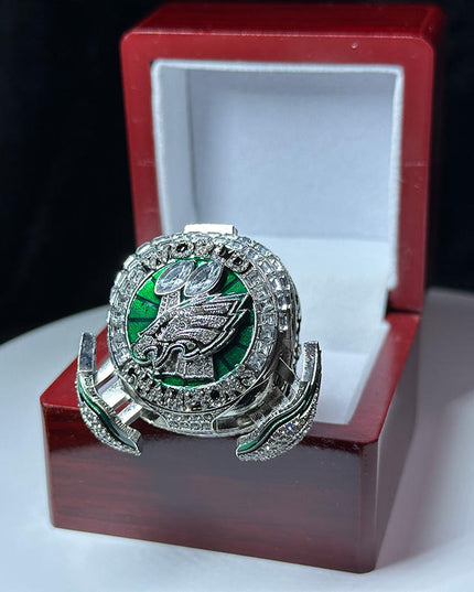 Philadelphia Eagles Super Bowl LIX Rings #1 Hurts MVP Edition with Wings Pop Out