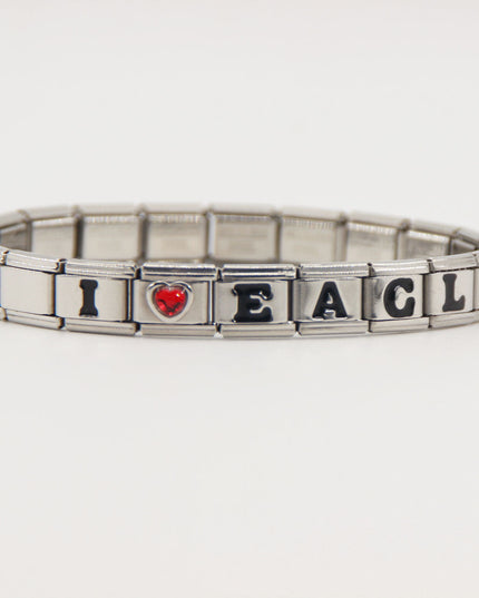 GO BIRDS  Italian Charm Bracelet -Game Day & Special Gift for Eagles Fans