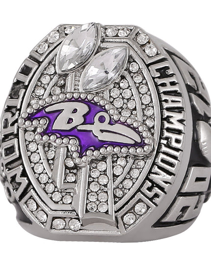 2001 & 2012 Baltimore Ravens  Super Bowl Championship Ring &Trophy Set