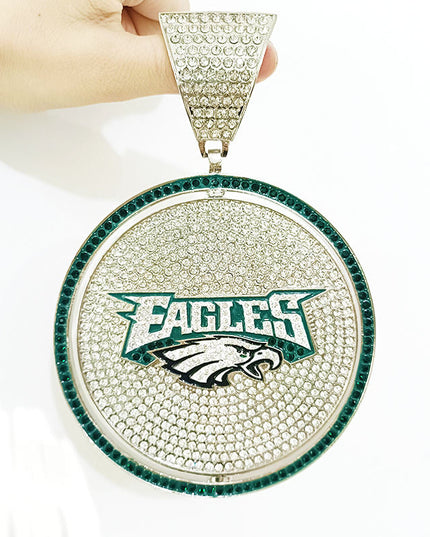Rotating Sports Team Logo Pendant Necklace –  Perfect Gifts for True Fans