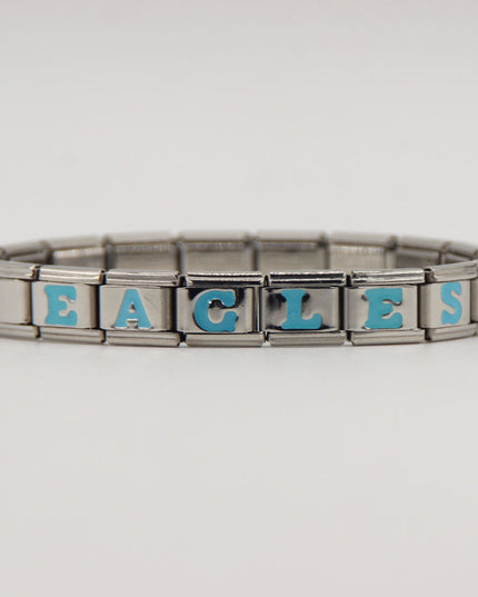 GO BIRDS  Italian Charm Bracelet -Game Day & Special Gift for Eagles Fans