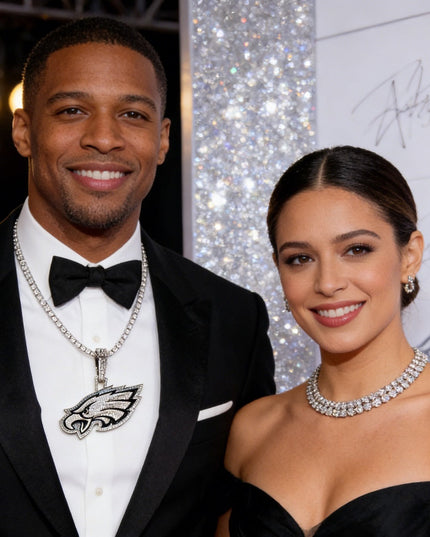 Philadelphia Eagles Zircon Pendant Necklace – Perfect Fan Gift for Game Day & Holidays
