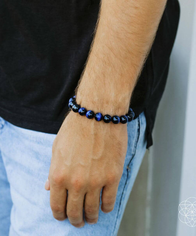 Blue Tiger’s Eye Bracelet