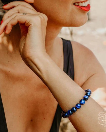 Blue Tiger’s Eye Bracelet