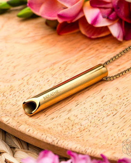 BREATHE. and Cycle Breaker - Mindfulness Breathing Necklaces