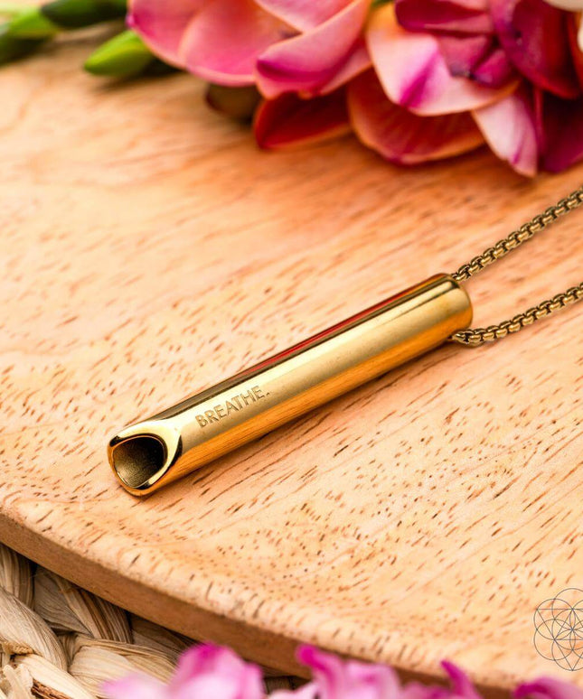 BREATHE. and Cycle Breaker - Mindfulness Breathing Necklaces