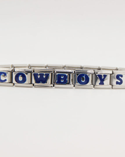 Dallas Cowboys Italian Charm Bracelet – DIY Custom Gift for Fans