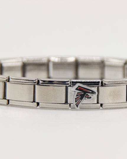Football Team Logo Italian Charm Bracelet – Custom Gifts for Fans