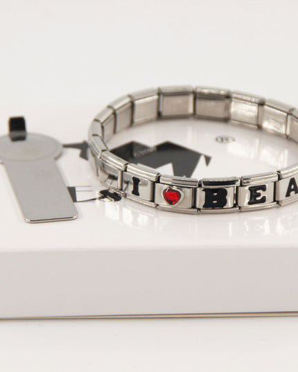Chicago Bears Italian Charm Bracelet – Perfect Valentine’s Day, Holiday & Any Occasion Gift for Fans