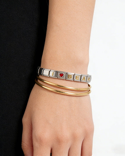 Chicago Bears Italian Charm Bracelet – Perfect Valentine’s Day, Holiday & Any Occasion Gift for Fans