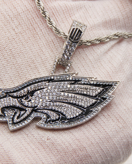 Philadelphia Eagles Zircon Pendant Necklace – Perfect Fan Gift for Game Day & Holidays