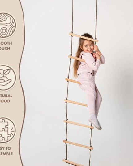 Climbing rope ladder for kids 3-9 y.o.