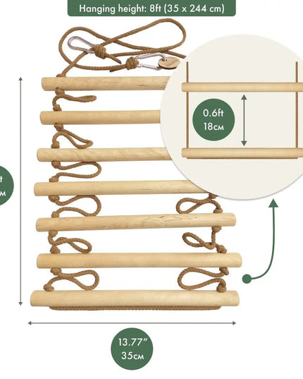 Climbing rope ladder for kids 3-9 y.o.