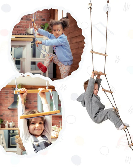 Climbing rope ladder for kids 3-9 y.o.