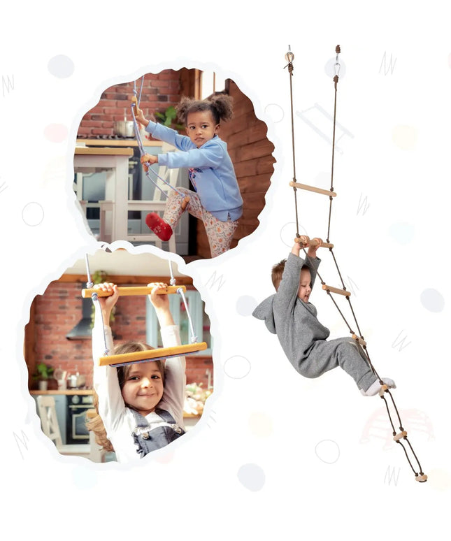 Climbing rope ladder for kids 3-9 y.o.
