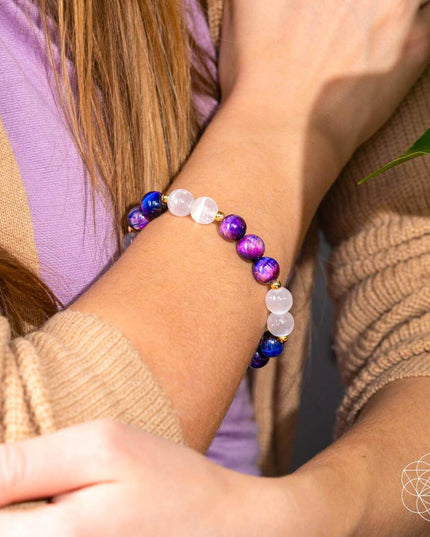 Cosmic Energy Amplifier - Galaxy Tiger’s Eye Bracelet