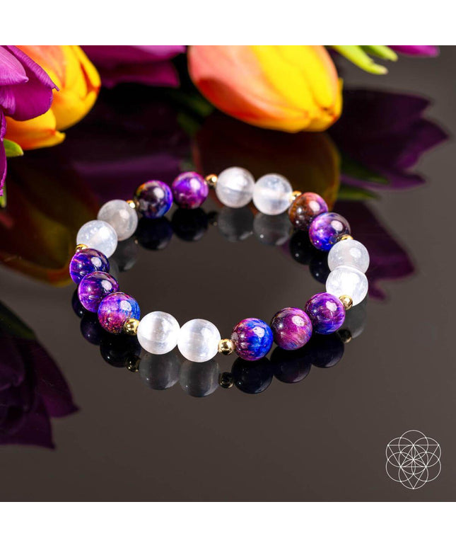 Cosmic Energy Amplifier - Galaxy Tiger’s Eye Bracelet