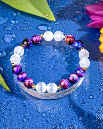 Cosmic Energy Amplifier - Galaxy Tiger’s Eye Bracelet