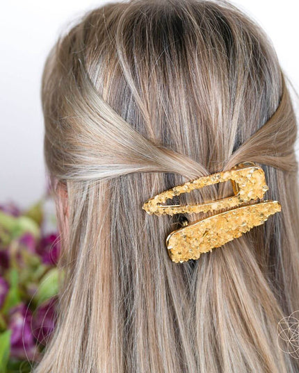 Crown of Prosperity - Citrine Hair Clips (2 pieces)