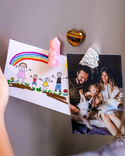 Crystal Fridge Magnets - Trio of Protection & Comfort