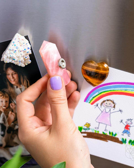 Crystal Fridge Magnets - Trio of Protection & Comfort