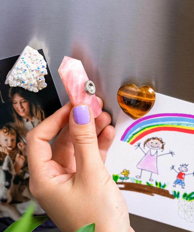 Crystal Fridge Magnets - Trio of Protection & Comfort