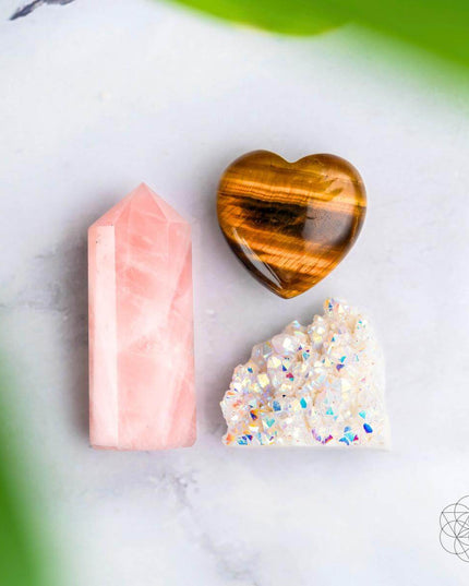 Crystal Fridge Magnets - Trio of Protection & Comfort