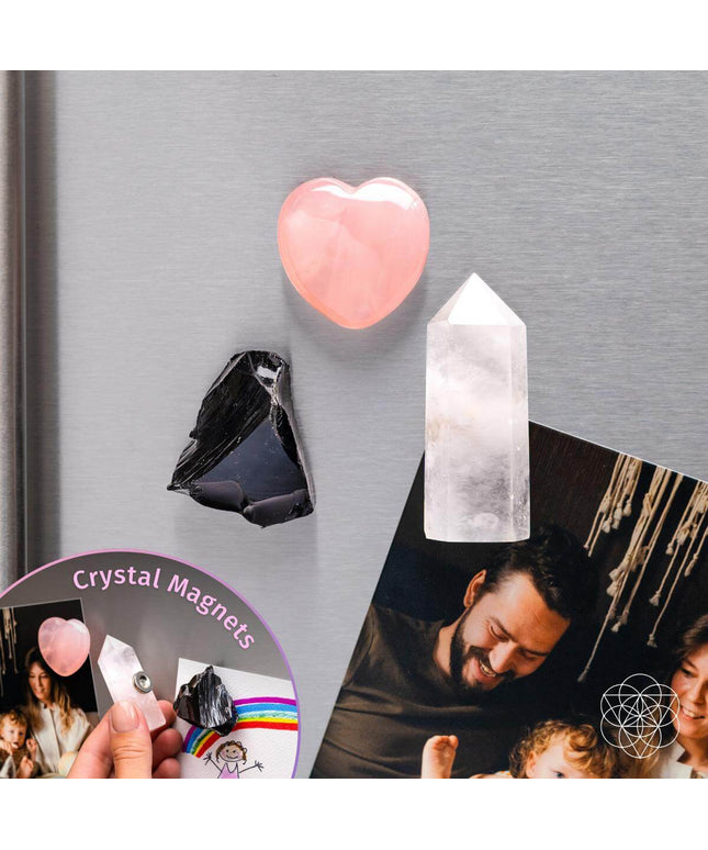 Crystal Guardian Magnets - Trio of Peace & Protection
