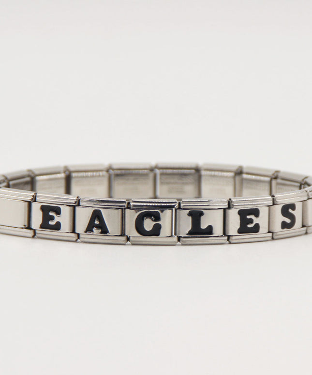 GO BIRDS  Italian Charm Bracelet -Game Day & Special Gift for Eagles Fans